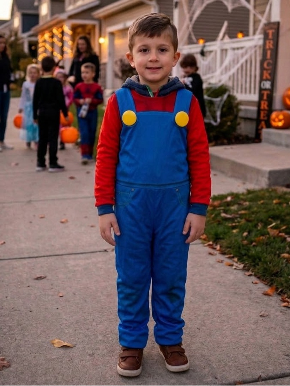 Nintendo Super Mario Costume Sz S 4-6
